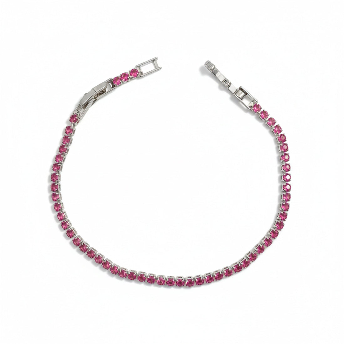 Ruby Radiance Luxe Tennis Bracelet