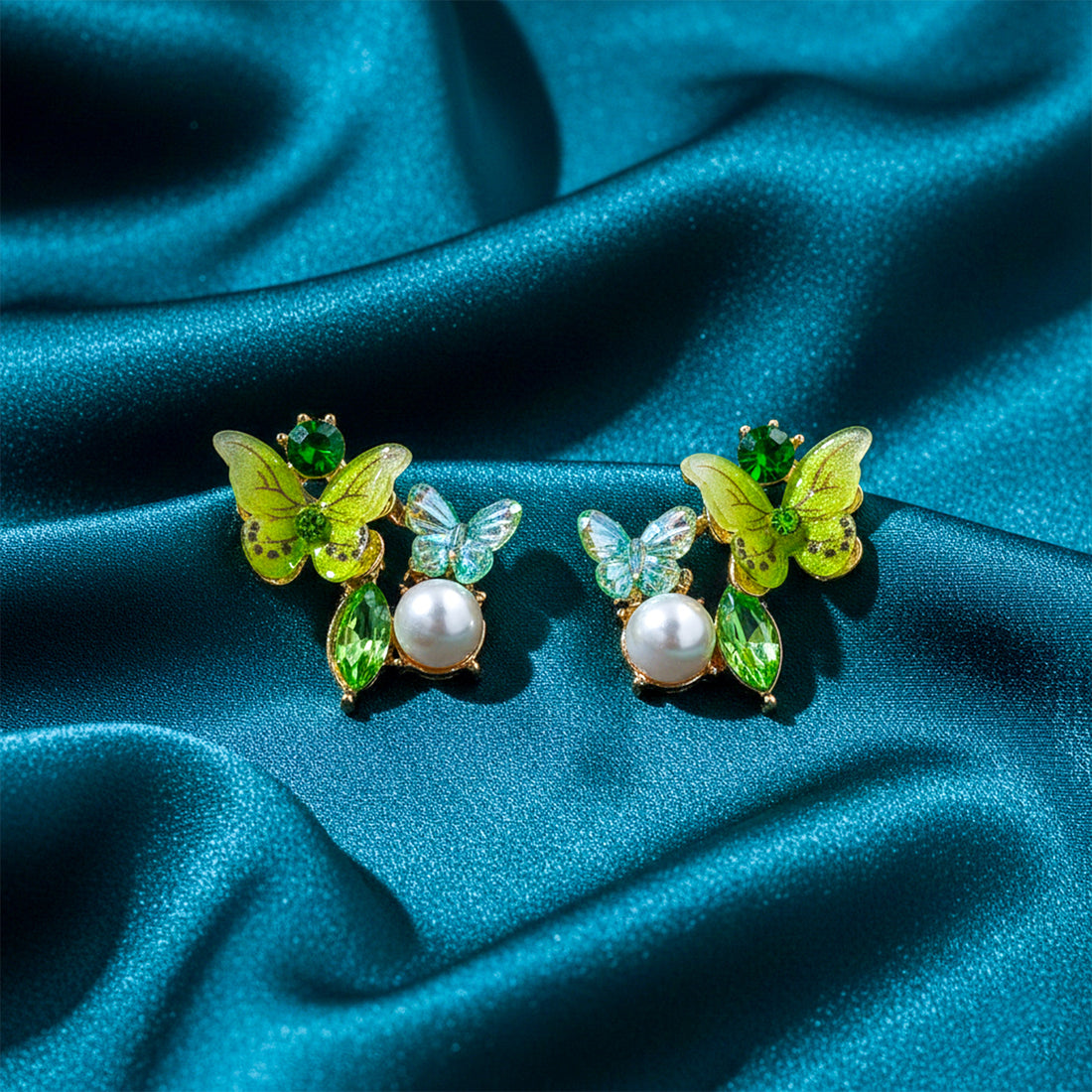 Butterfly Pearl Elegance Earrings