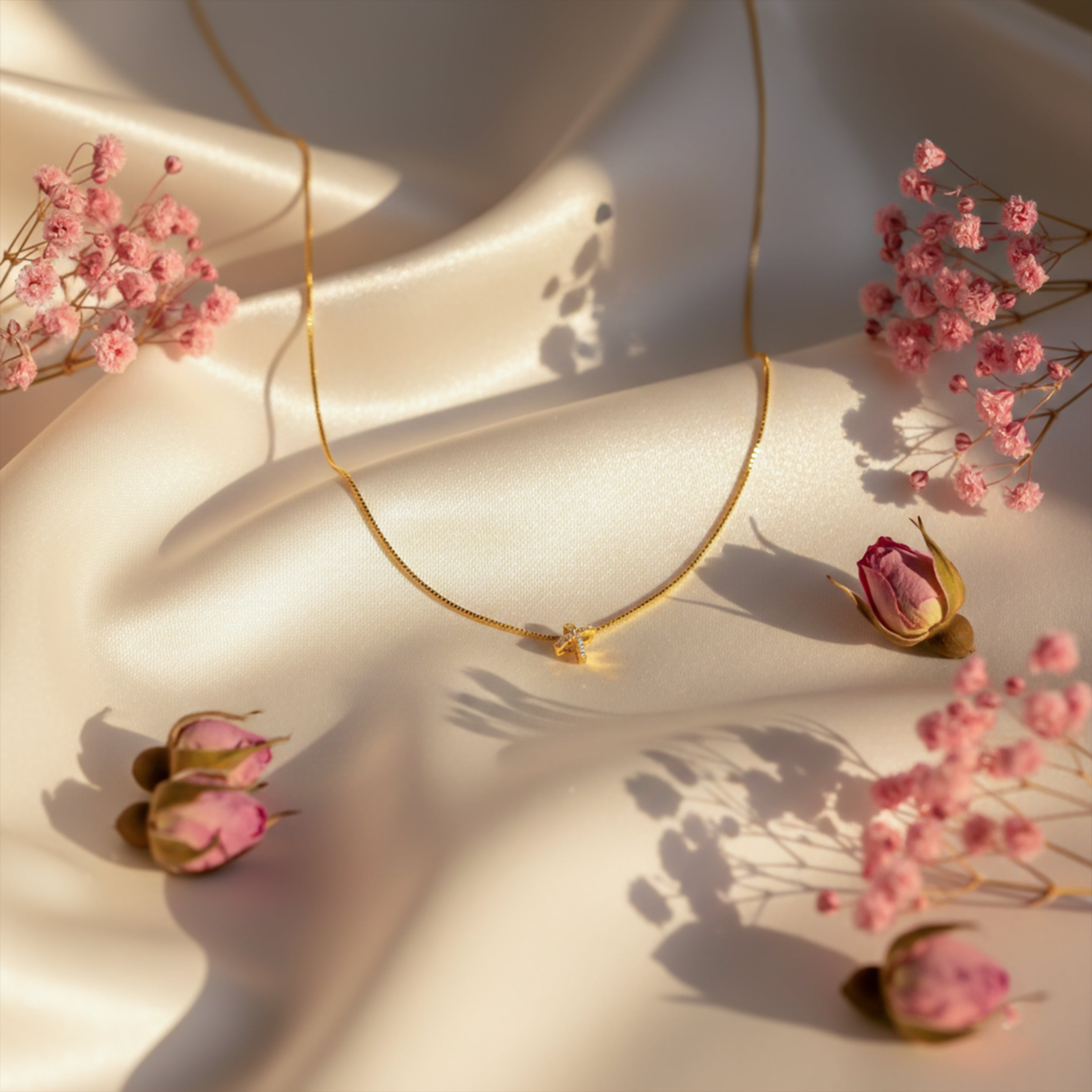 Infinity Cross Diamond Necklace