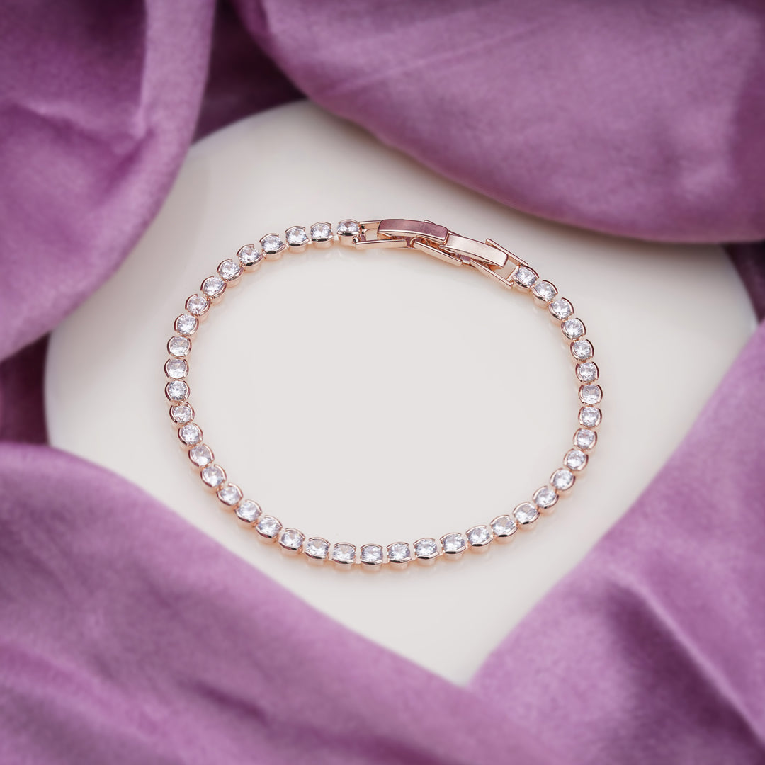 Radiant Line Crystal Bracelet