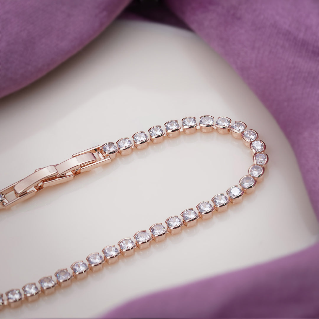 Radiant Line Crystal Bracelet