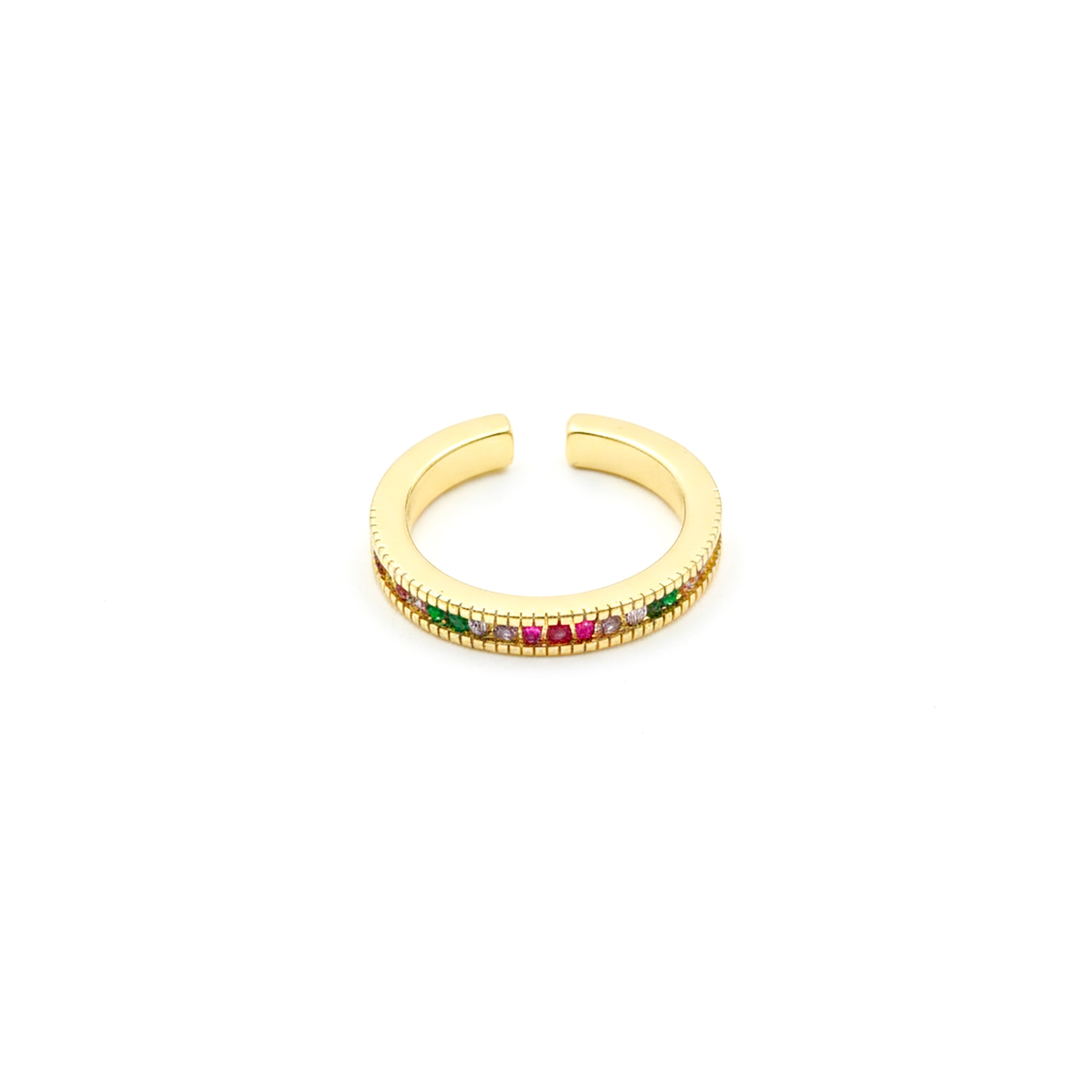 Luxe Prism Crystal Ring