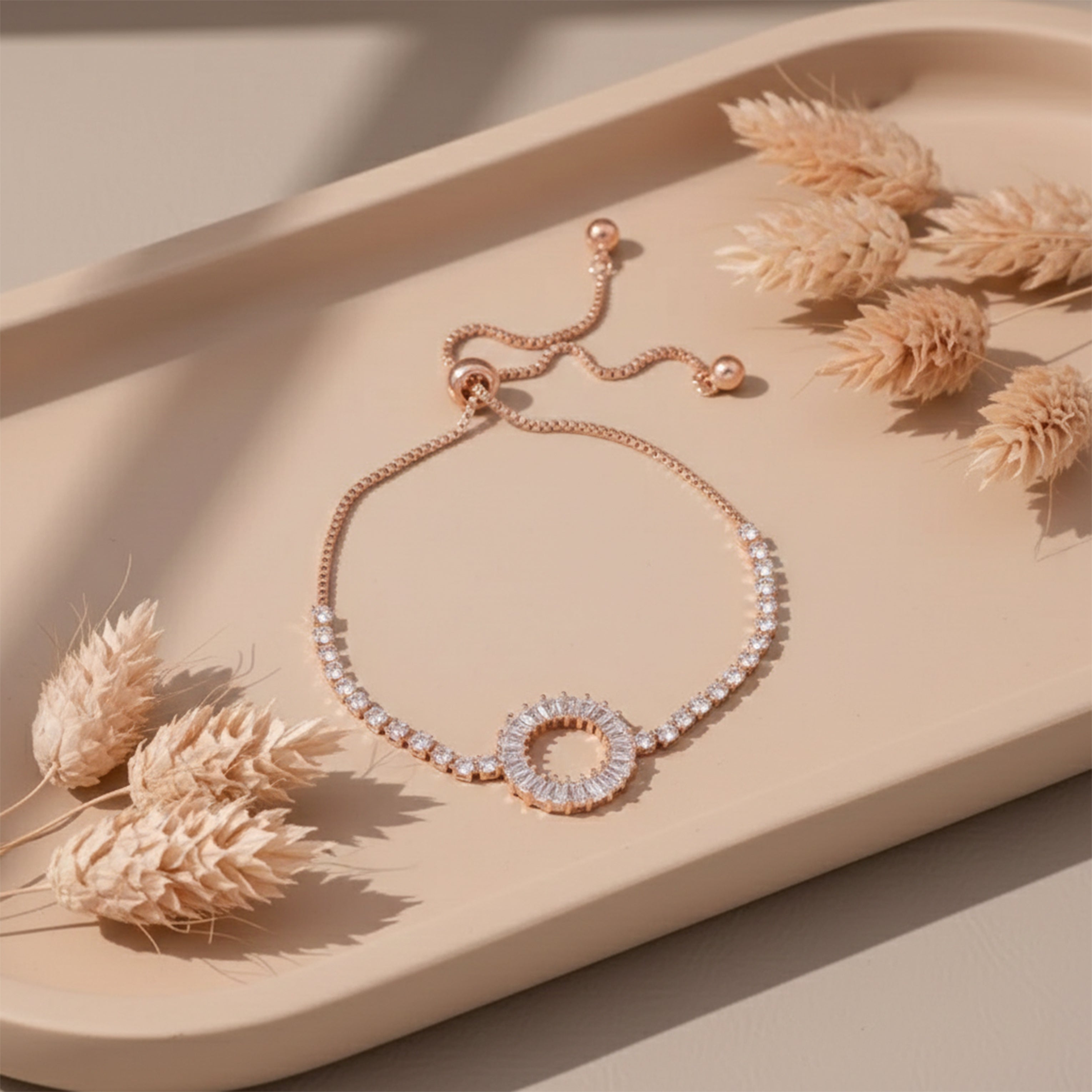 Round Adjustable Slider Bracelets