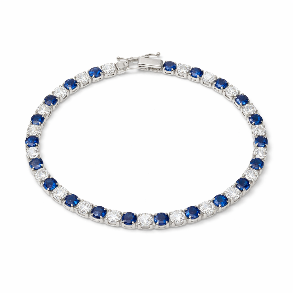 Blue Majesty Luxury Tennis Bracelet