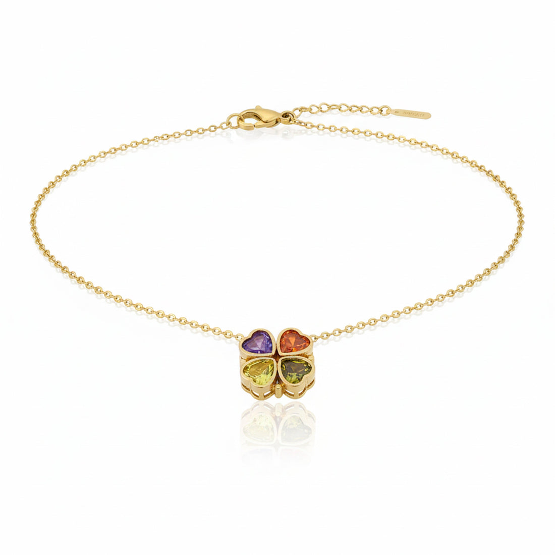 Luxury Four Leaf Clover Gold Necklace
