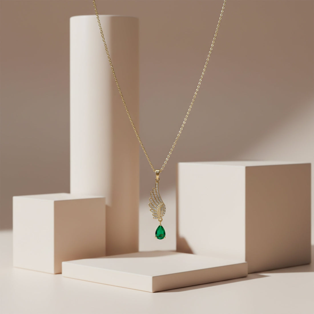 Angel Wing Pendant Necklace