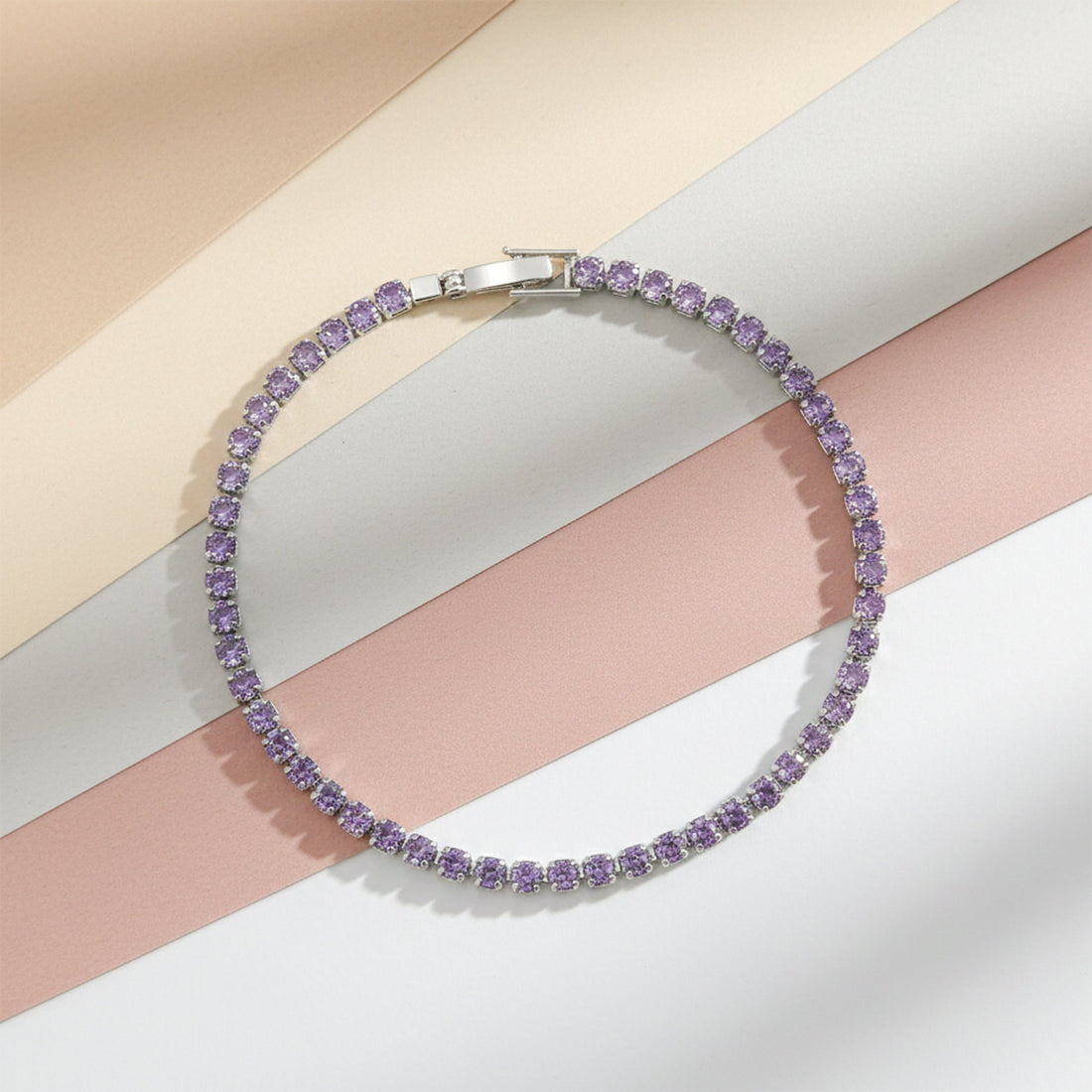 Lavender Luxe Tennis Bracelet