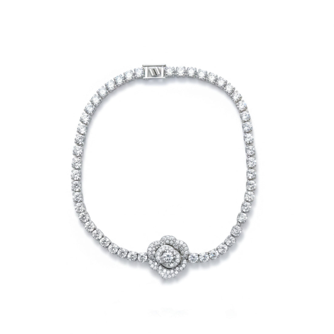 Infinity Blossom Tennis Bracelet