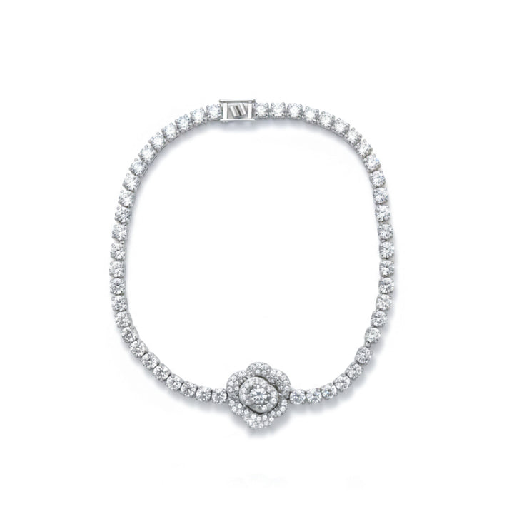 Infinity Blossom Tennis Bracelet