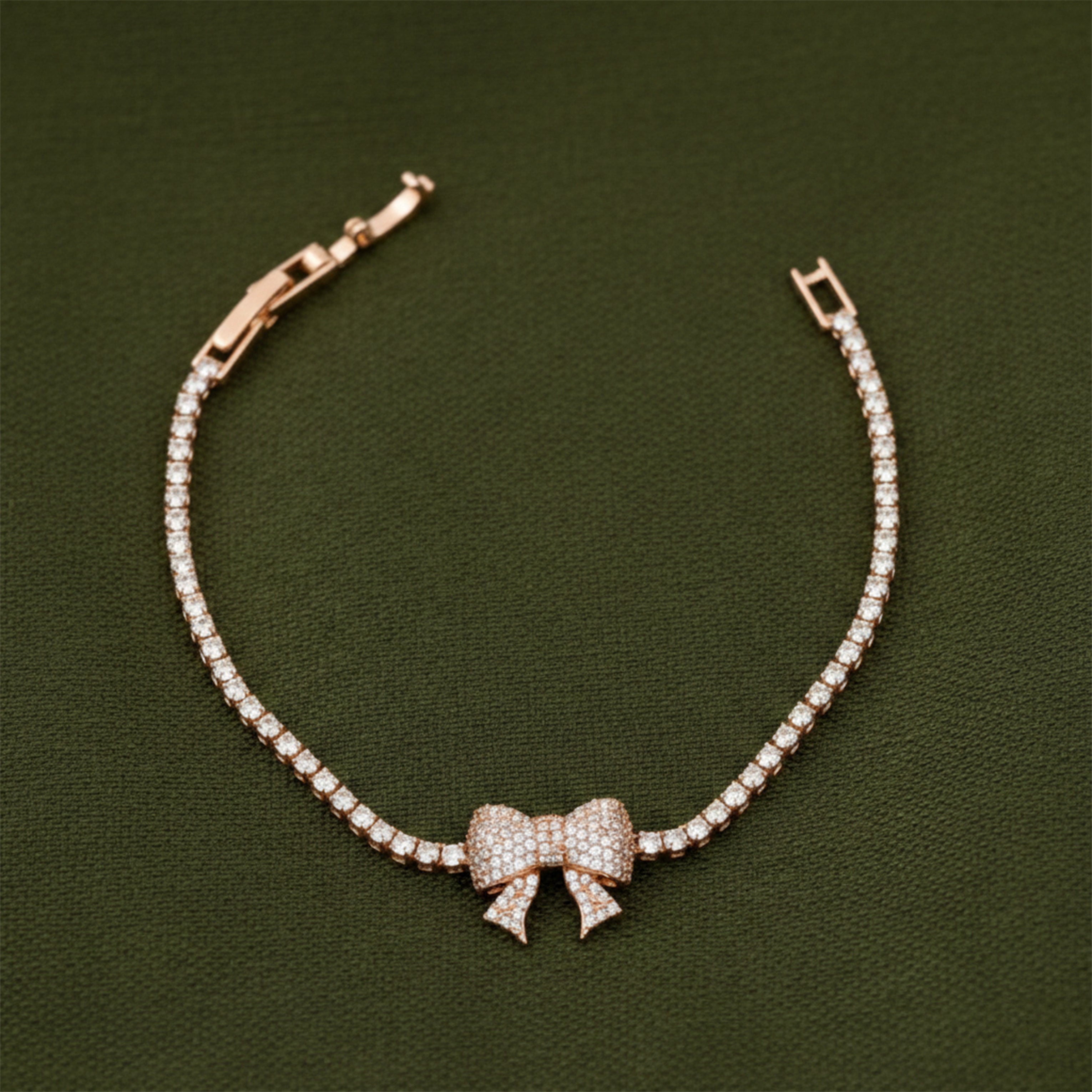 Royal Ribbon Diamond Bracelet