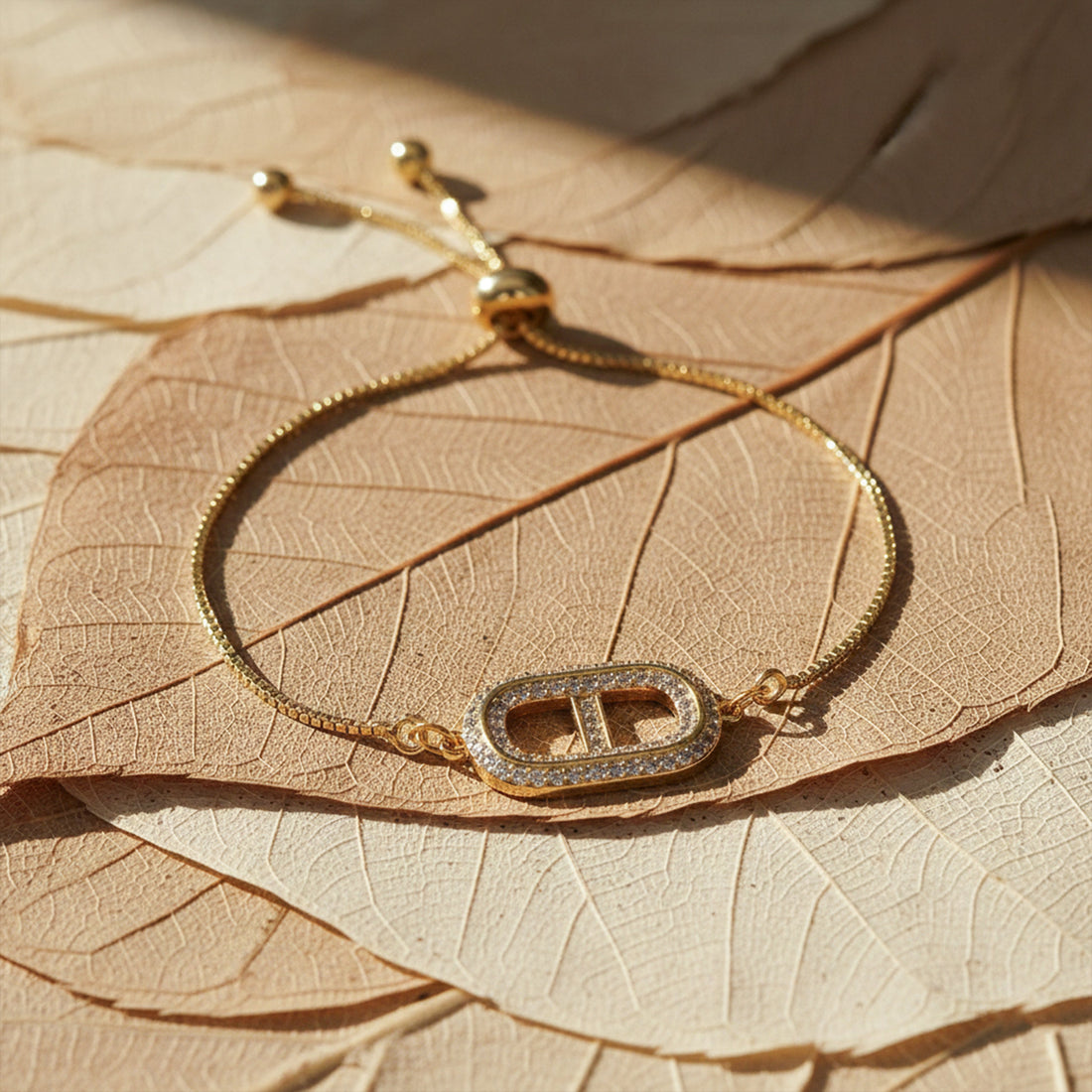 Elara Signature Gold Diamond Bracelet