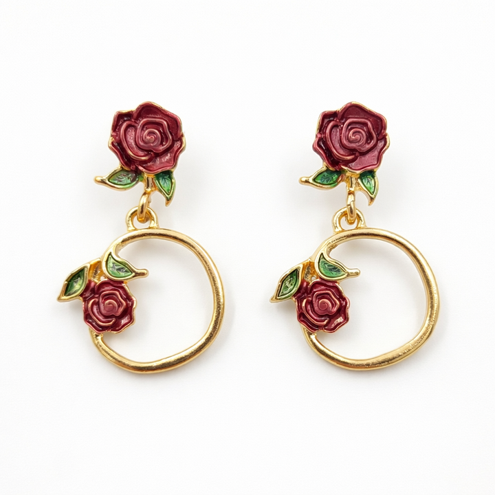 Rose Loop Luxe Earrings