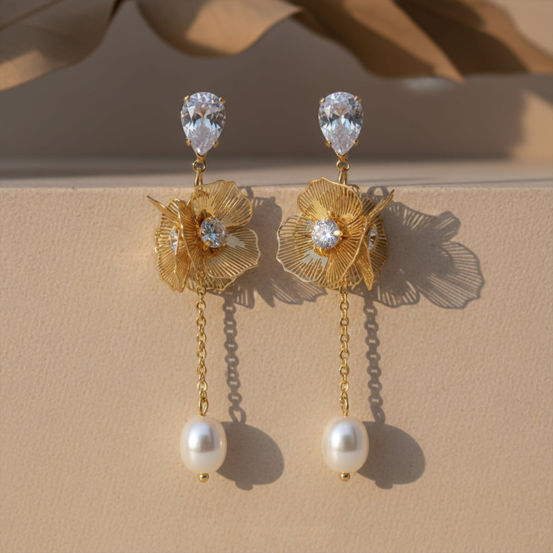 Ethereal Floral Drops Earrings