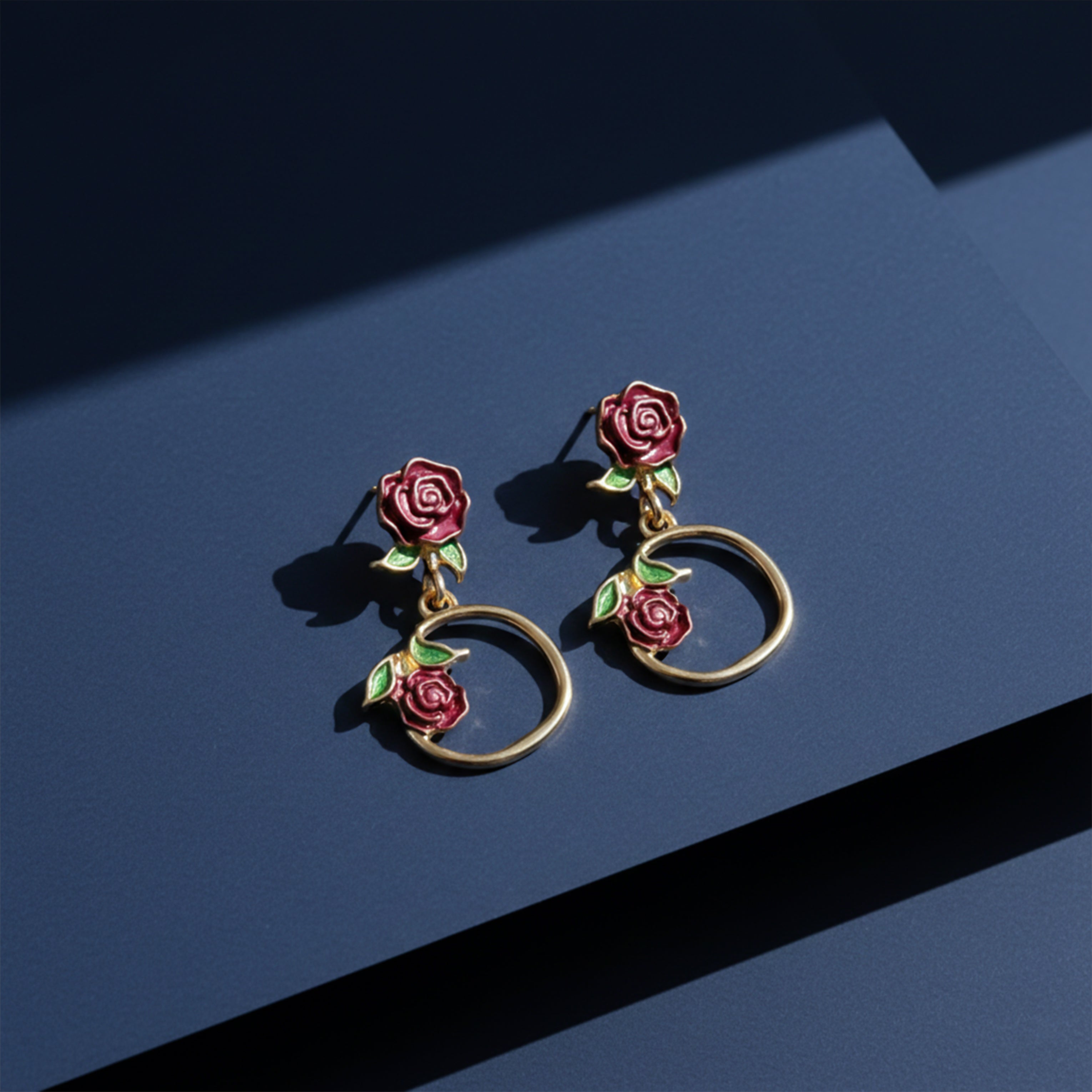 Rose Loop Luxe Earrings