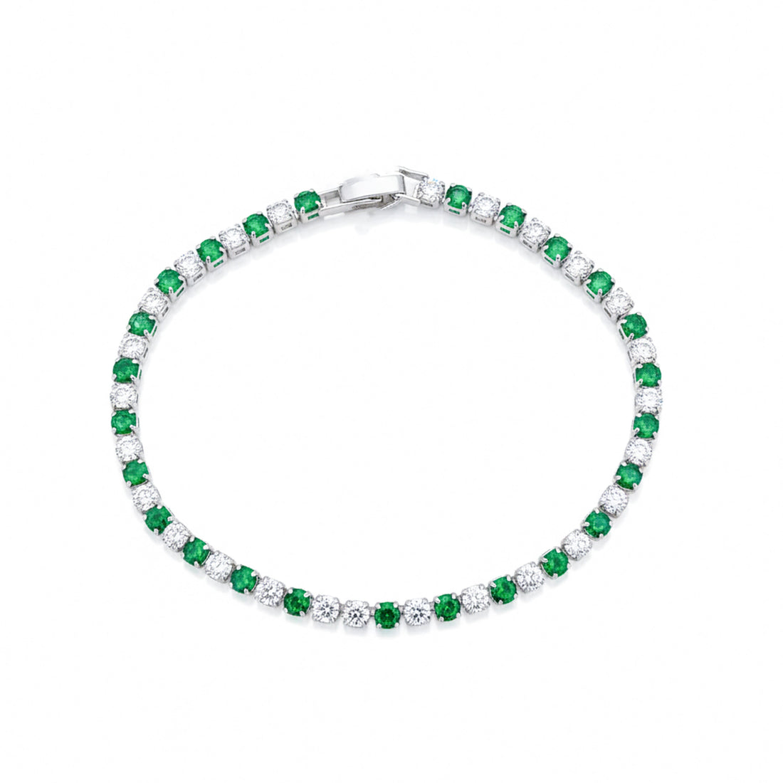 Imperial Emerald Diamond Glow Bracelet