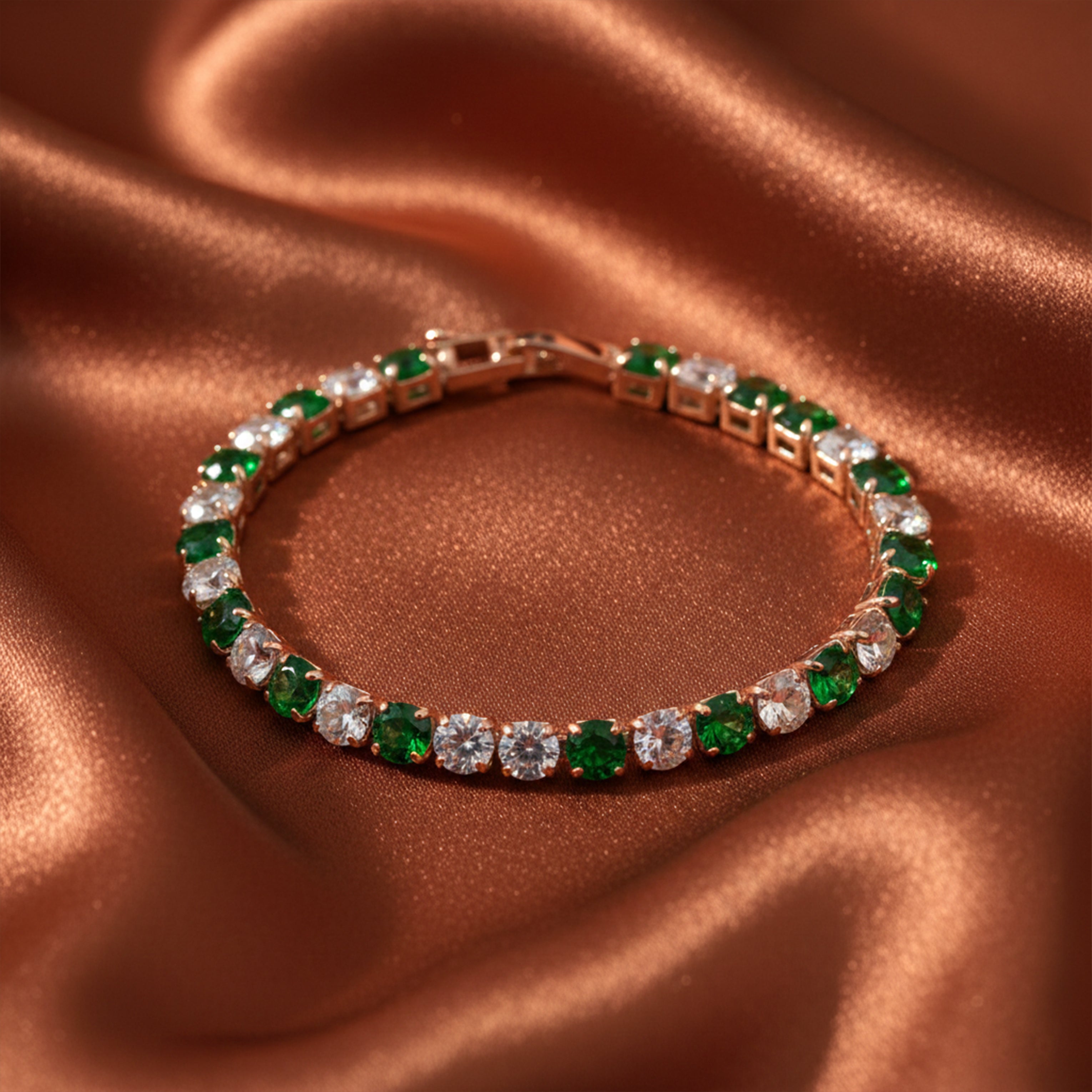 Imperial Emerald Sparkle Bracelet