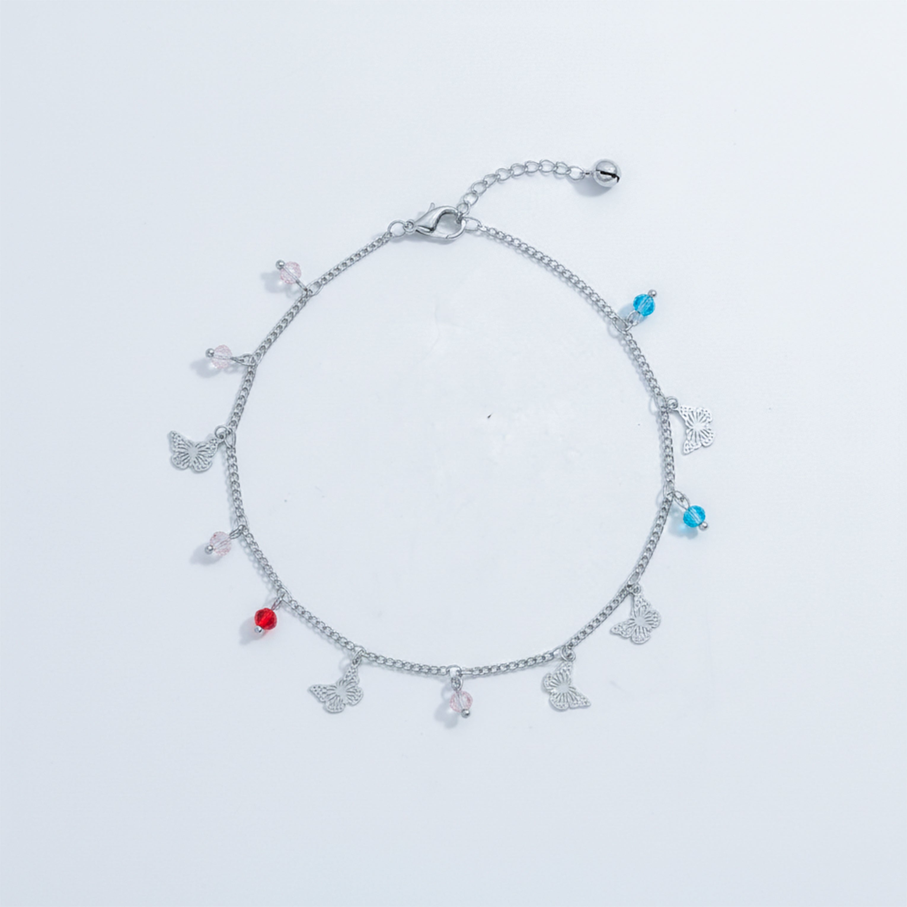 Flutter Butterfly Charm Anklet