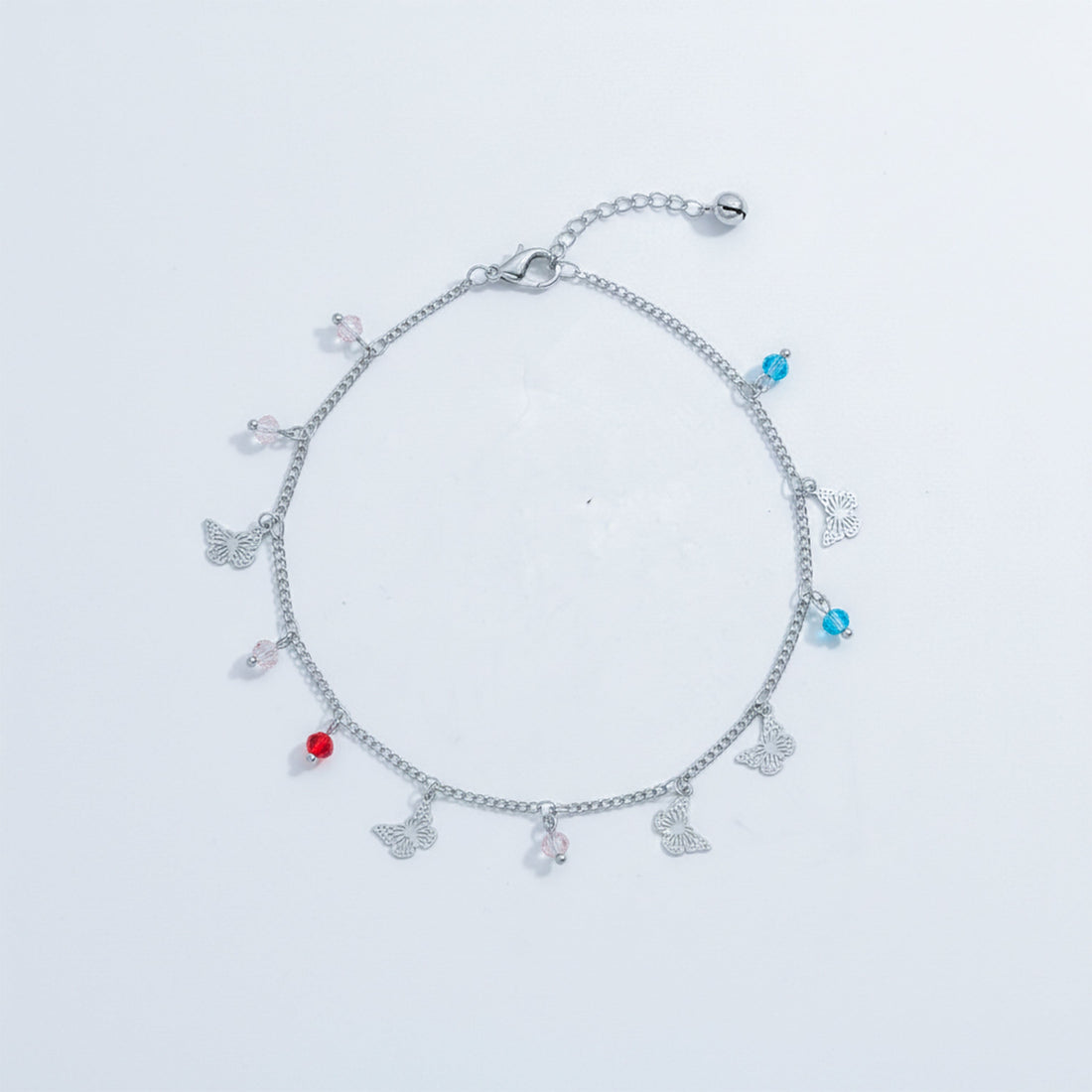 Flutter Butterfly Charm Anklet