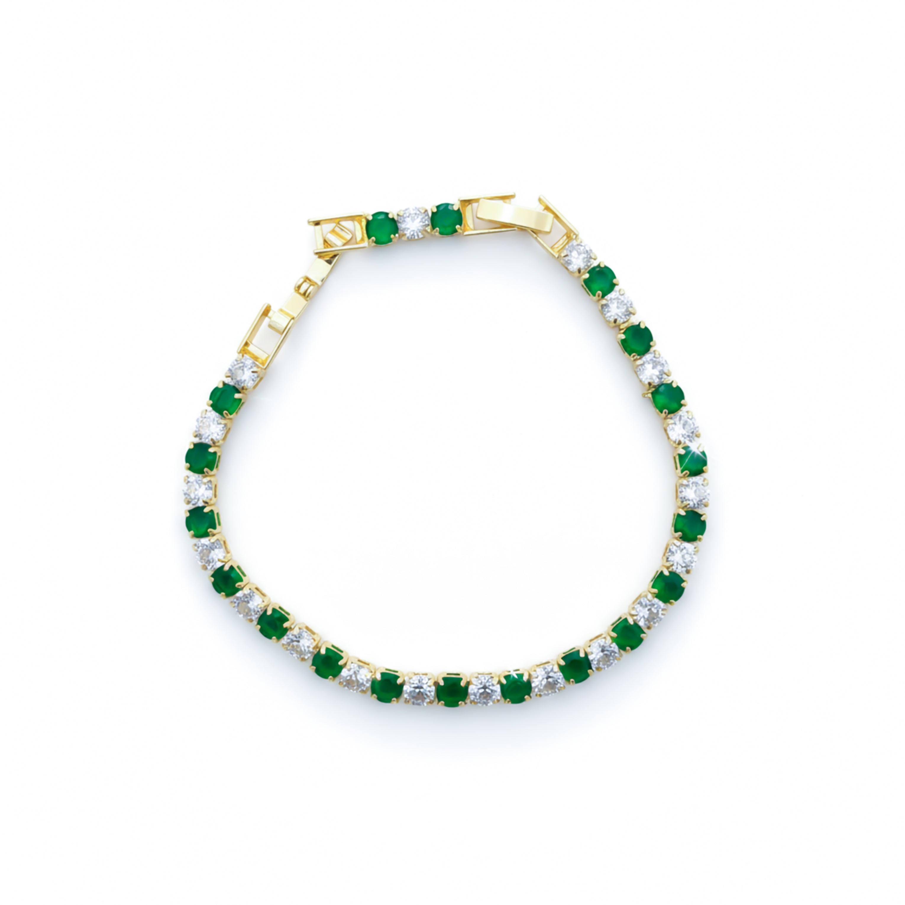 Zenvia Emerald Glow Bracelet