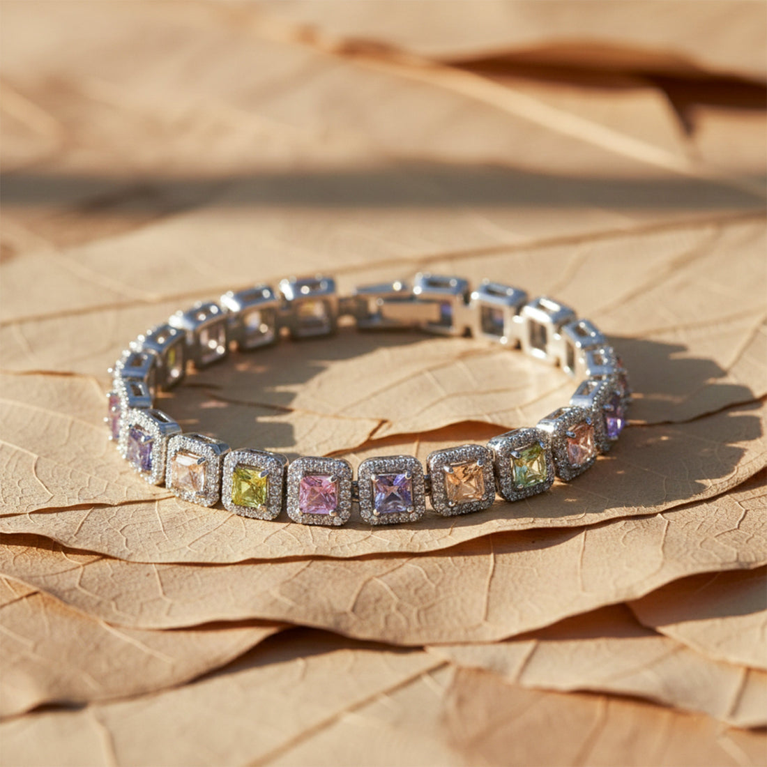 Pastel Gemstone Luxe Bracelet