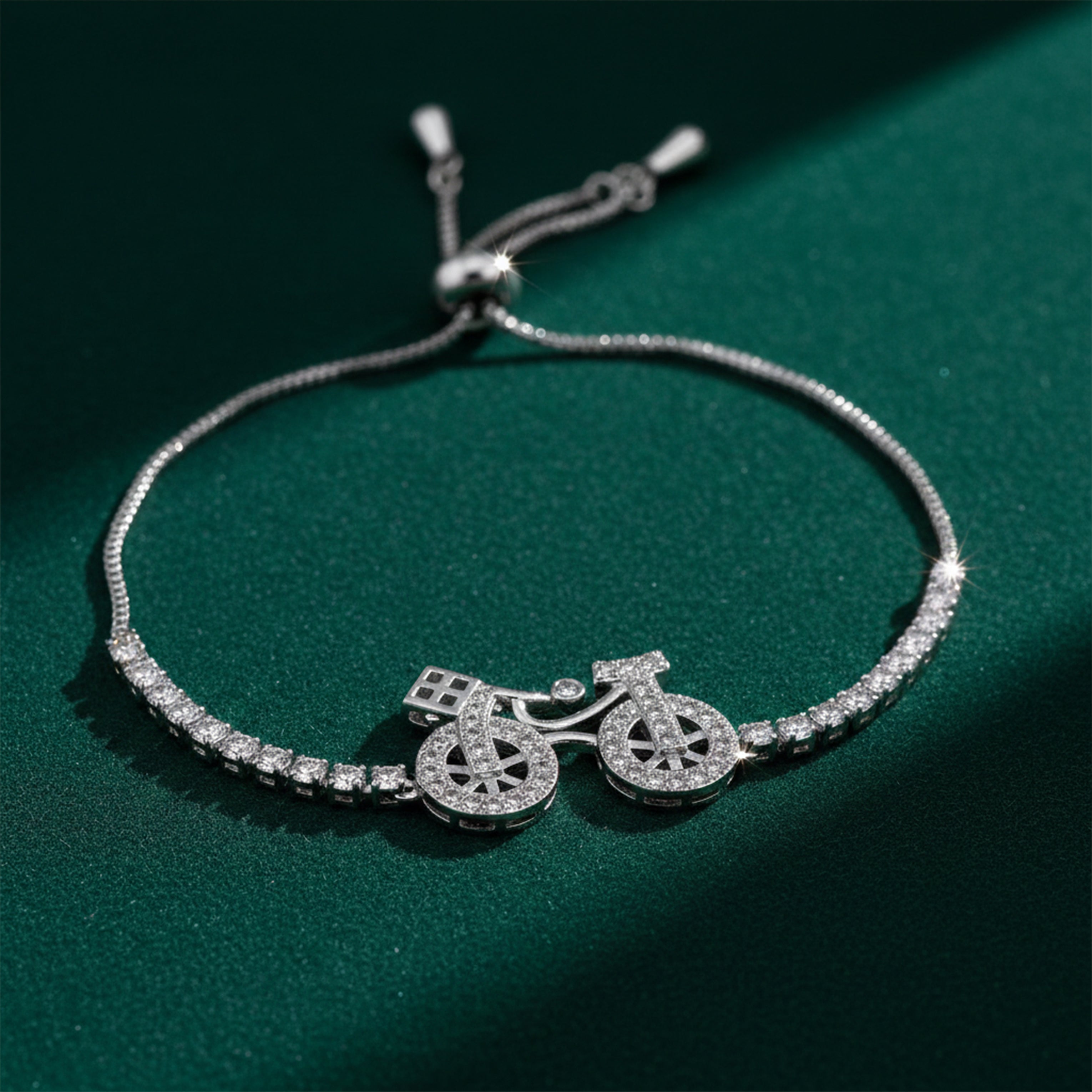 Silver Cycle Elegance Bracelet