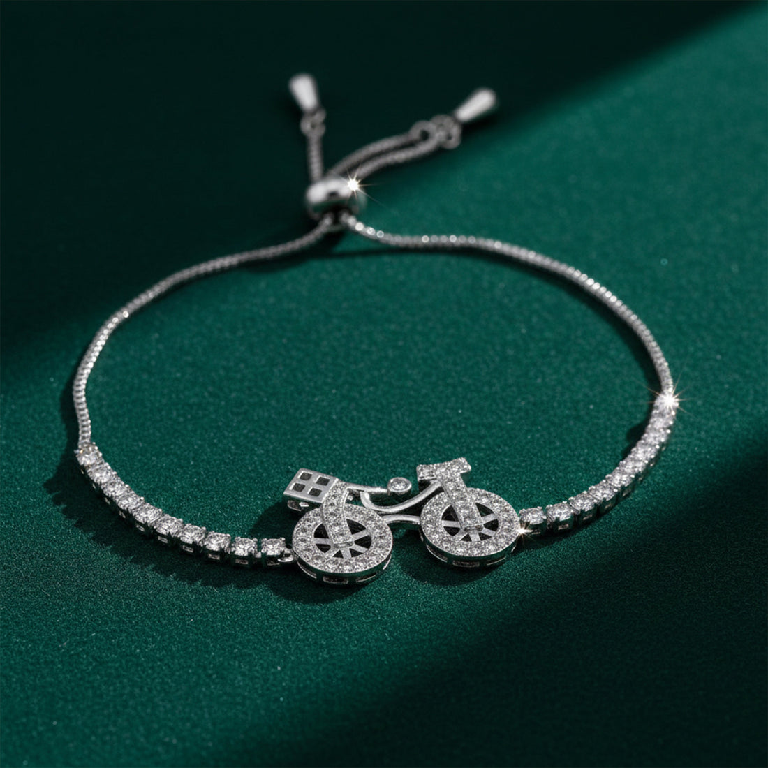 Silver Cycle Elegance Bracelet