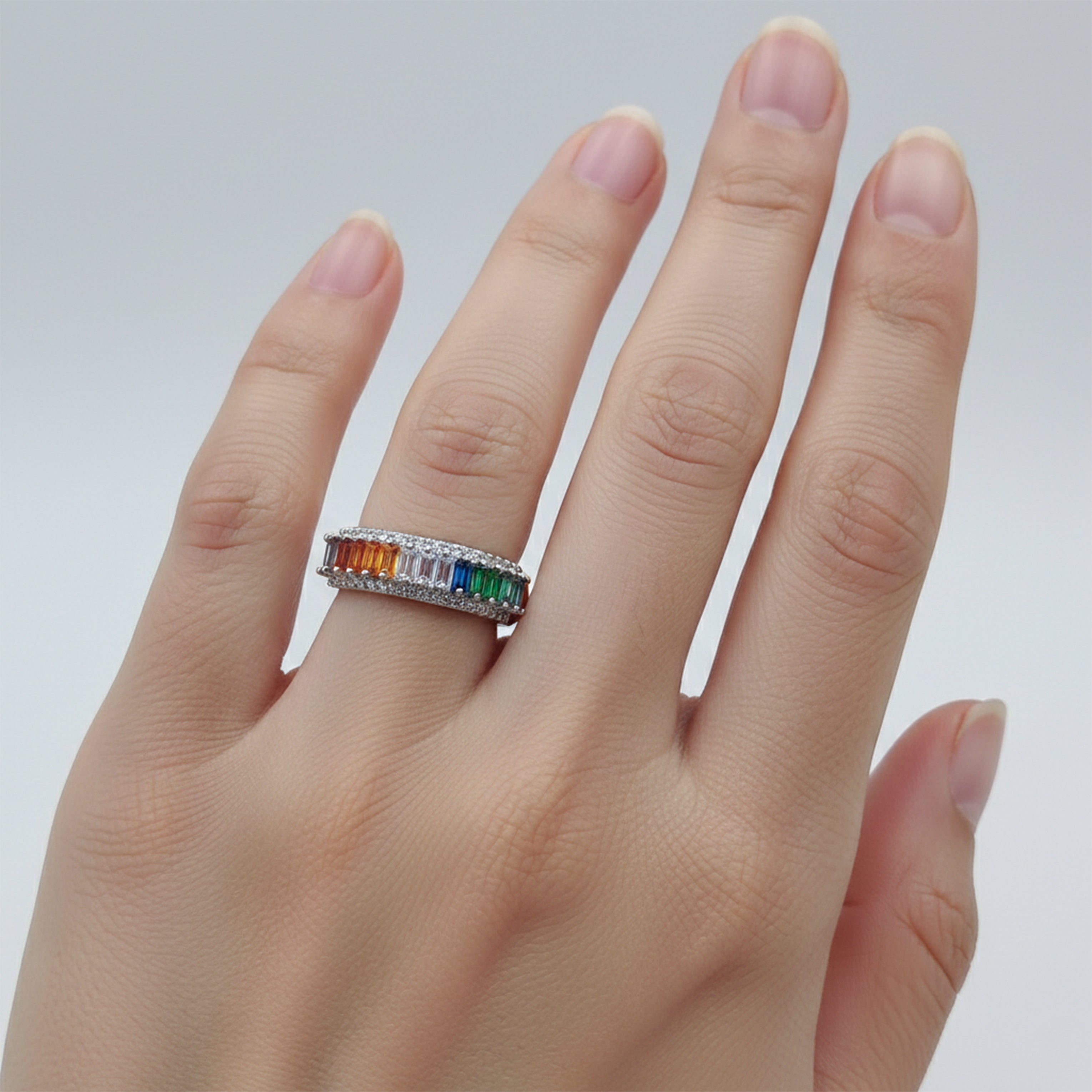 Prism Luxury Rainbow Stone Ring