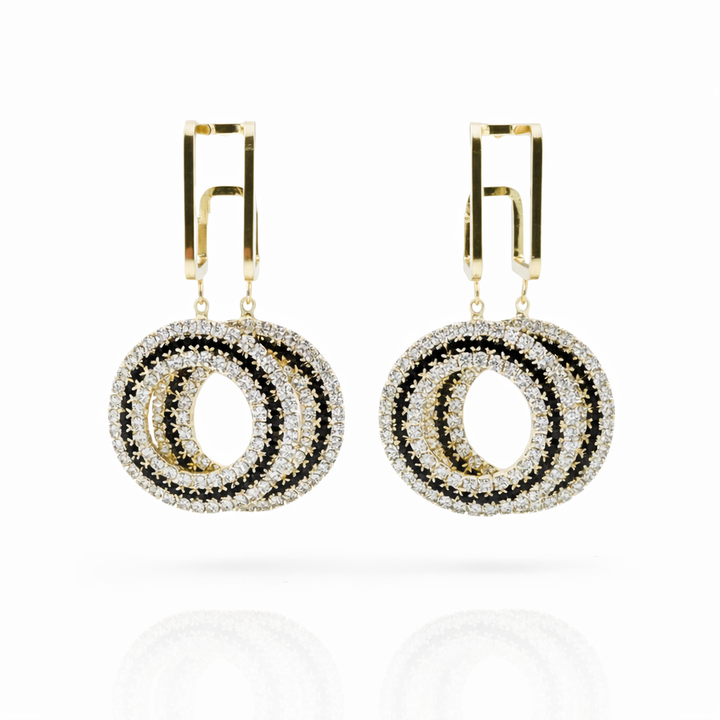 Orbella Crystal Drops Earrings