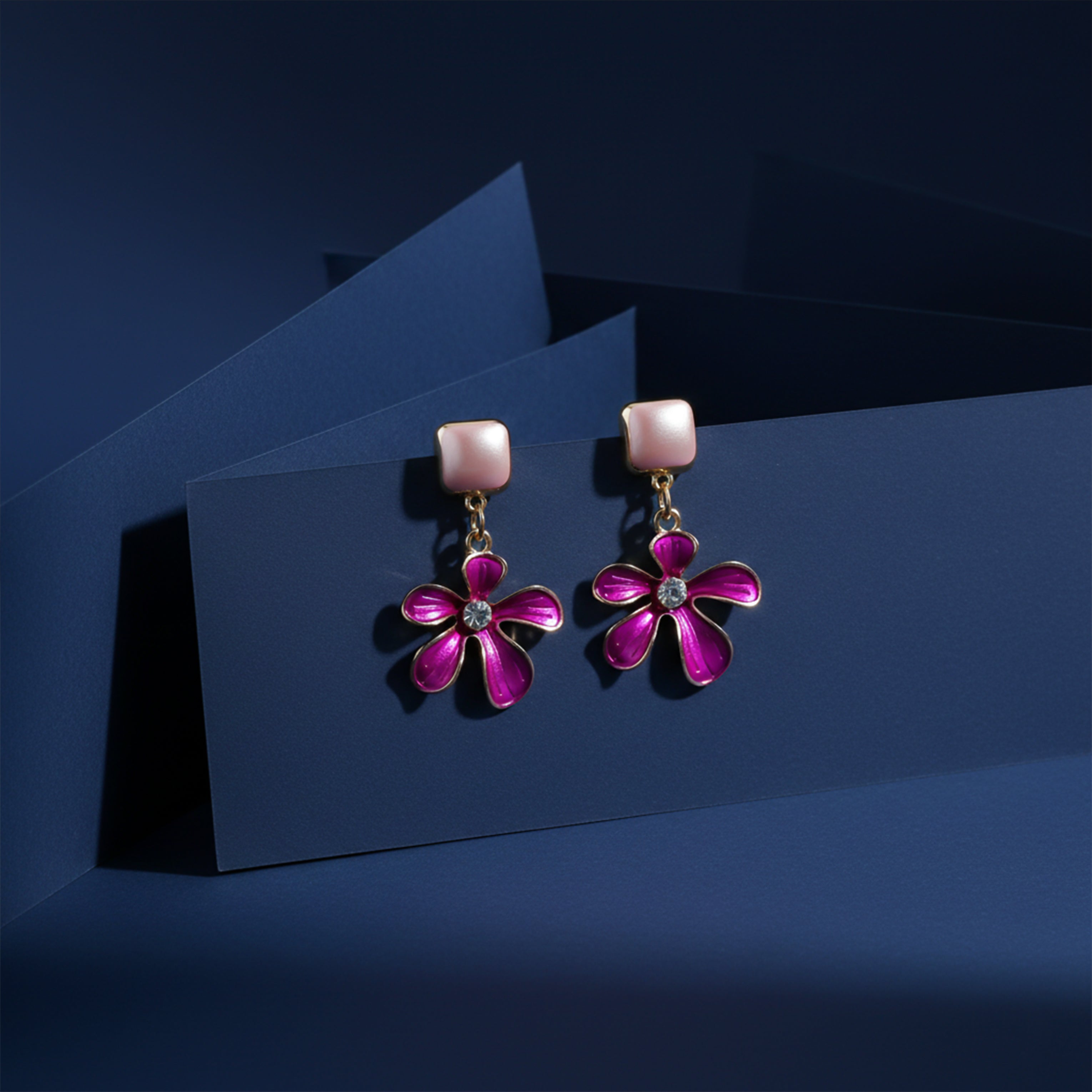 Blush Flower Chic Earrings