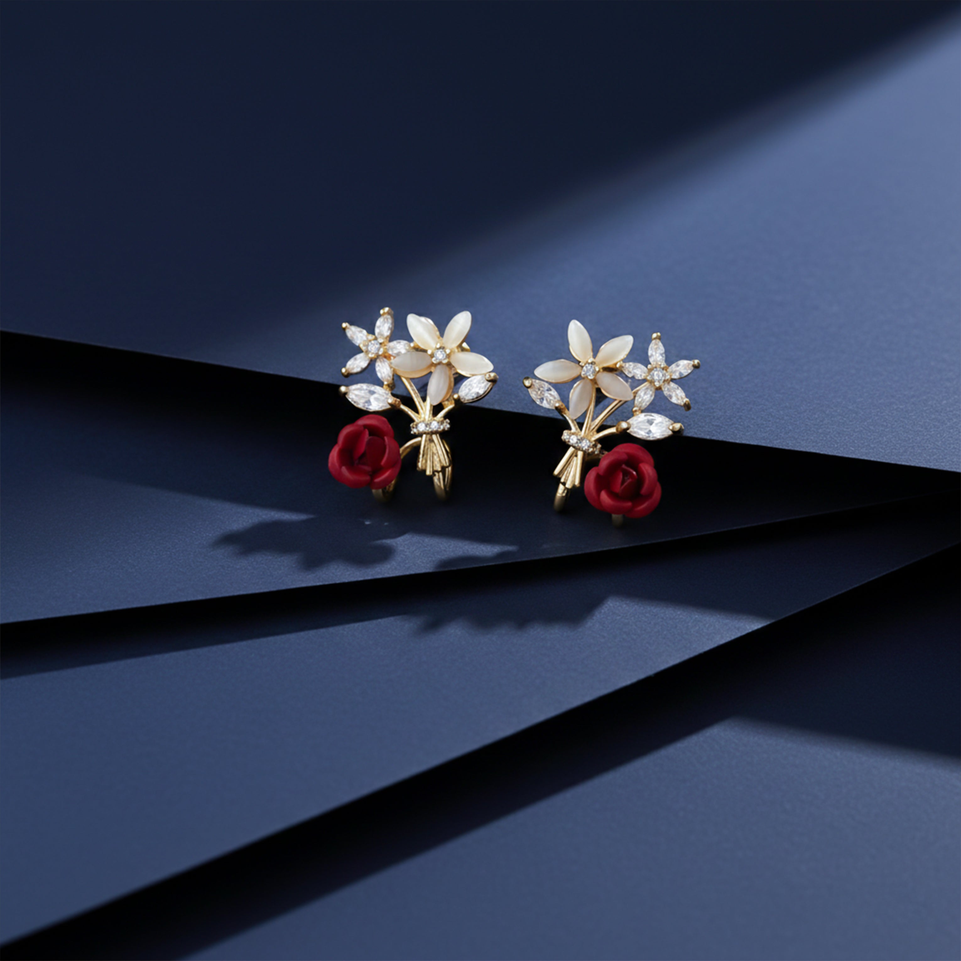 Roselle Luxe Bloom Earrings