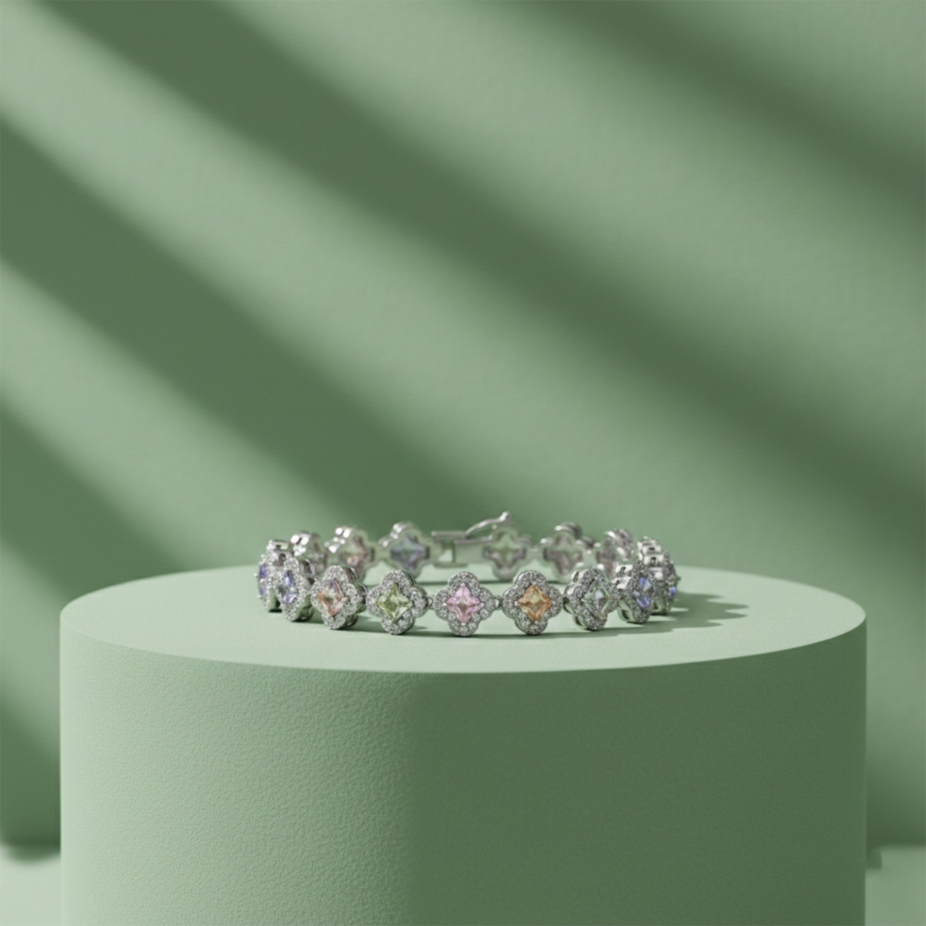 Luxe Petal Diamond Bracelet