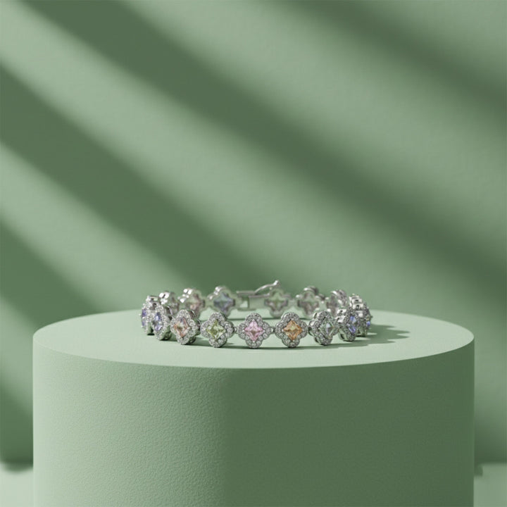 Luxe Petal Diamond Bracelet