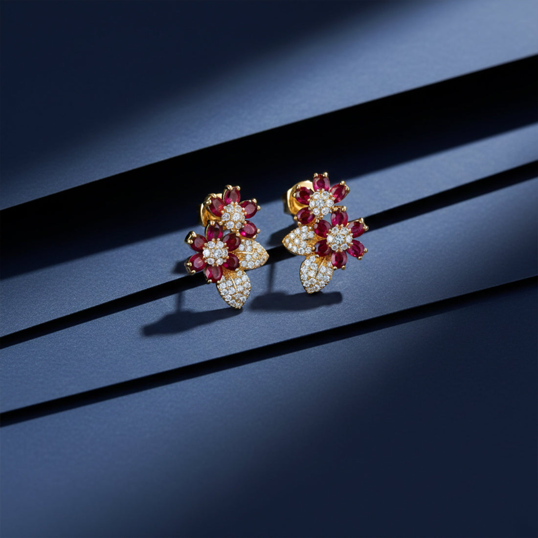 Gulnaar Shahi Crystal Earrings