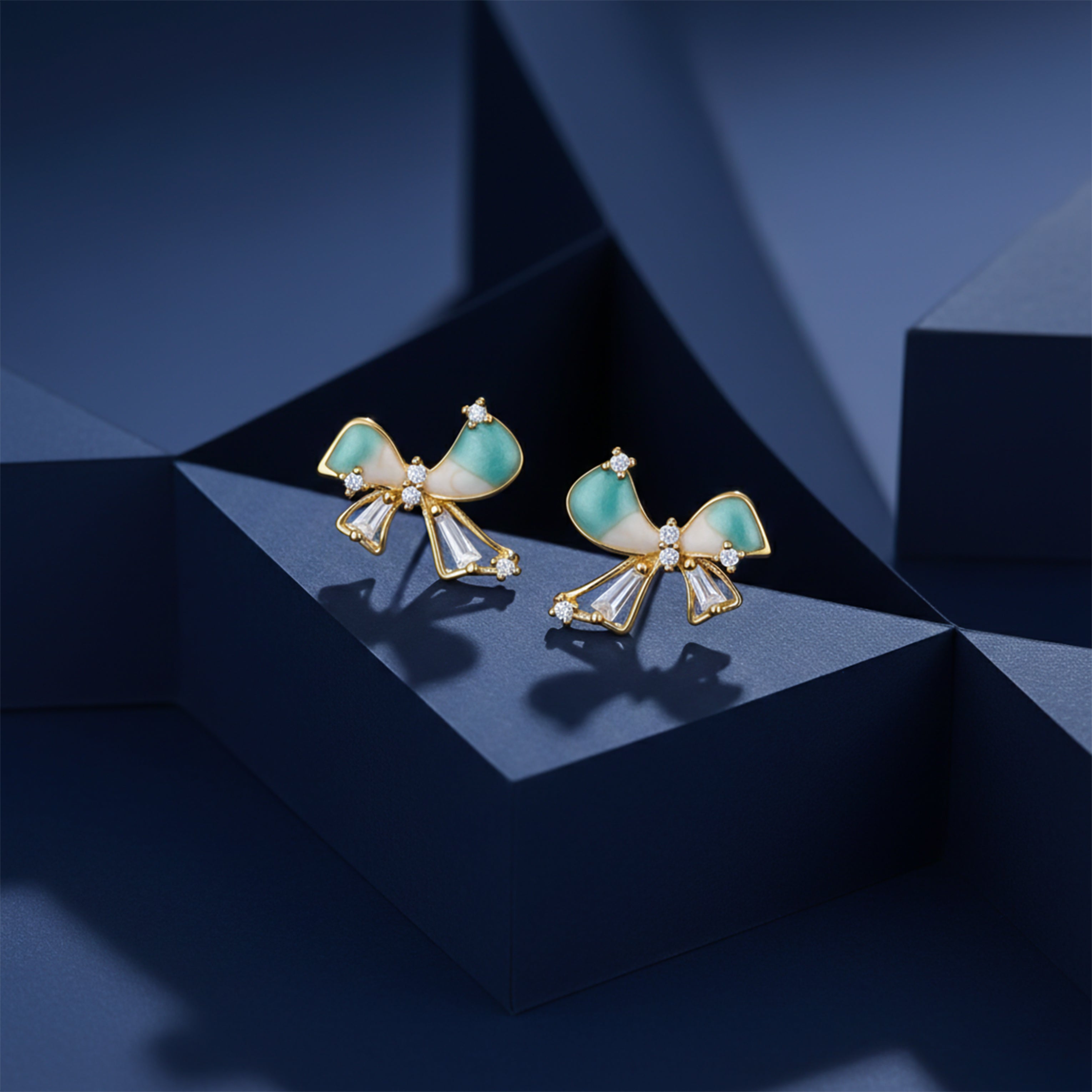 Velour Bow Radiance Earrings