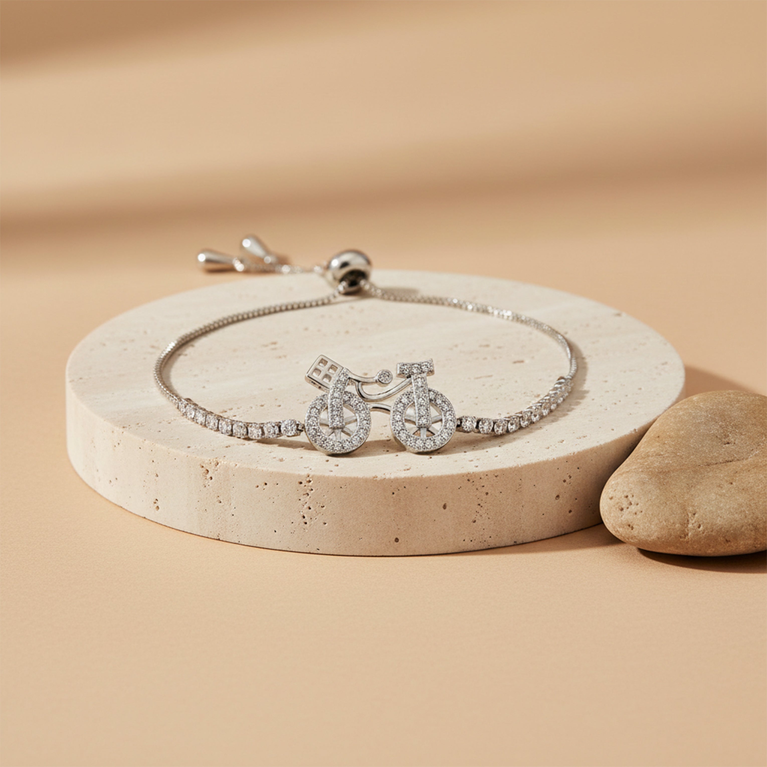 Silver Cycle Elegance Bracelet