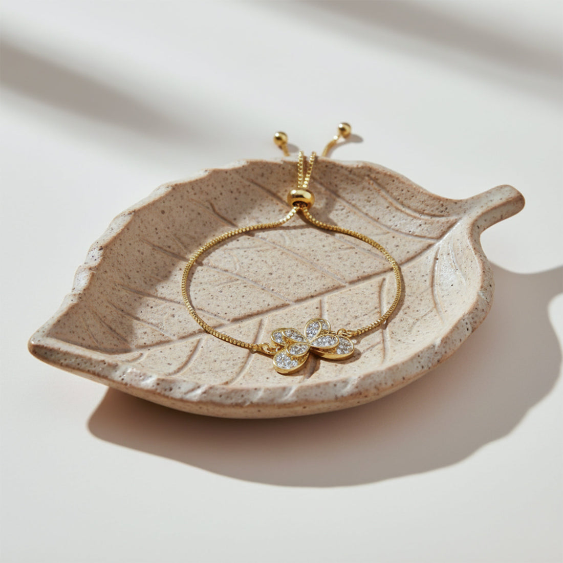 Golden Papillon Elegance Bracelet