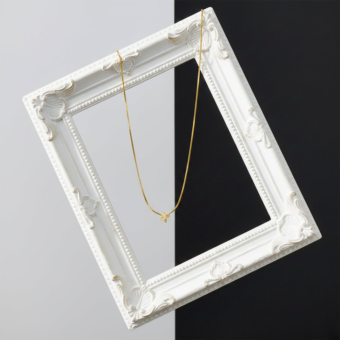 Infinity Cross Diamond Necklace