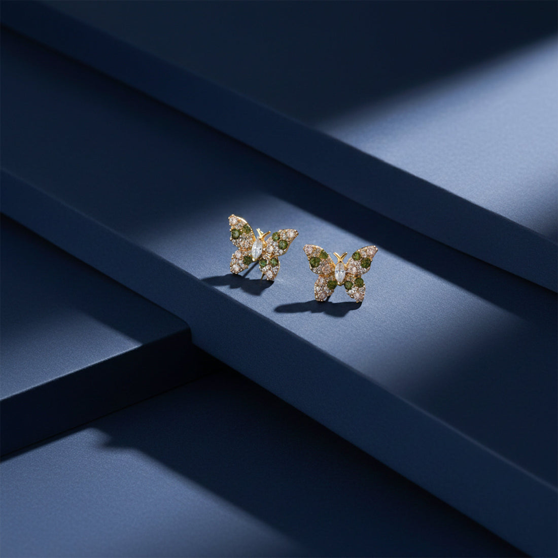 Emerald Flutter Luxe Earrings
