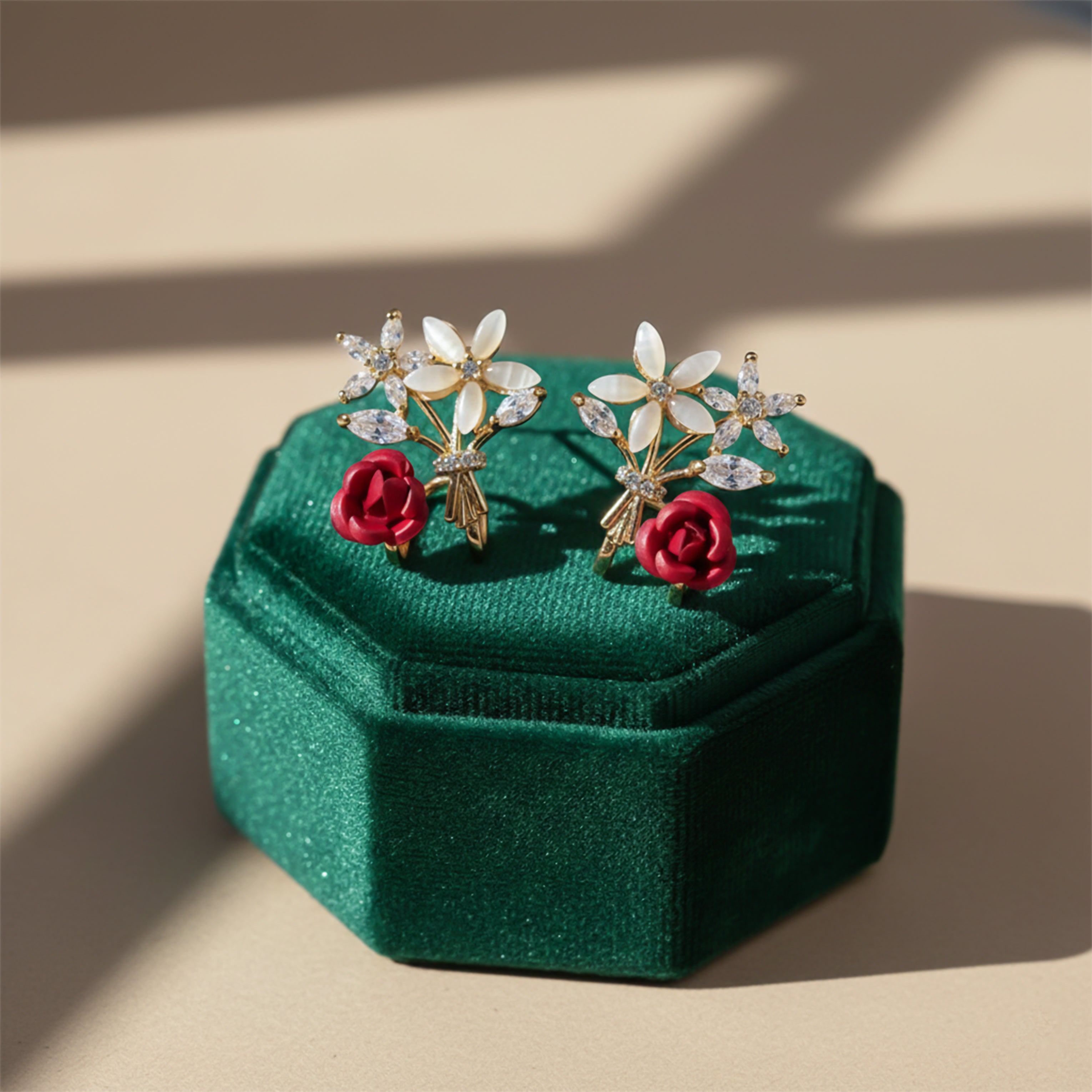 Roselle Luxe Bloom Earrings