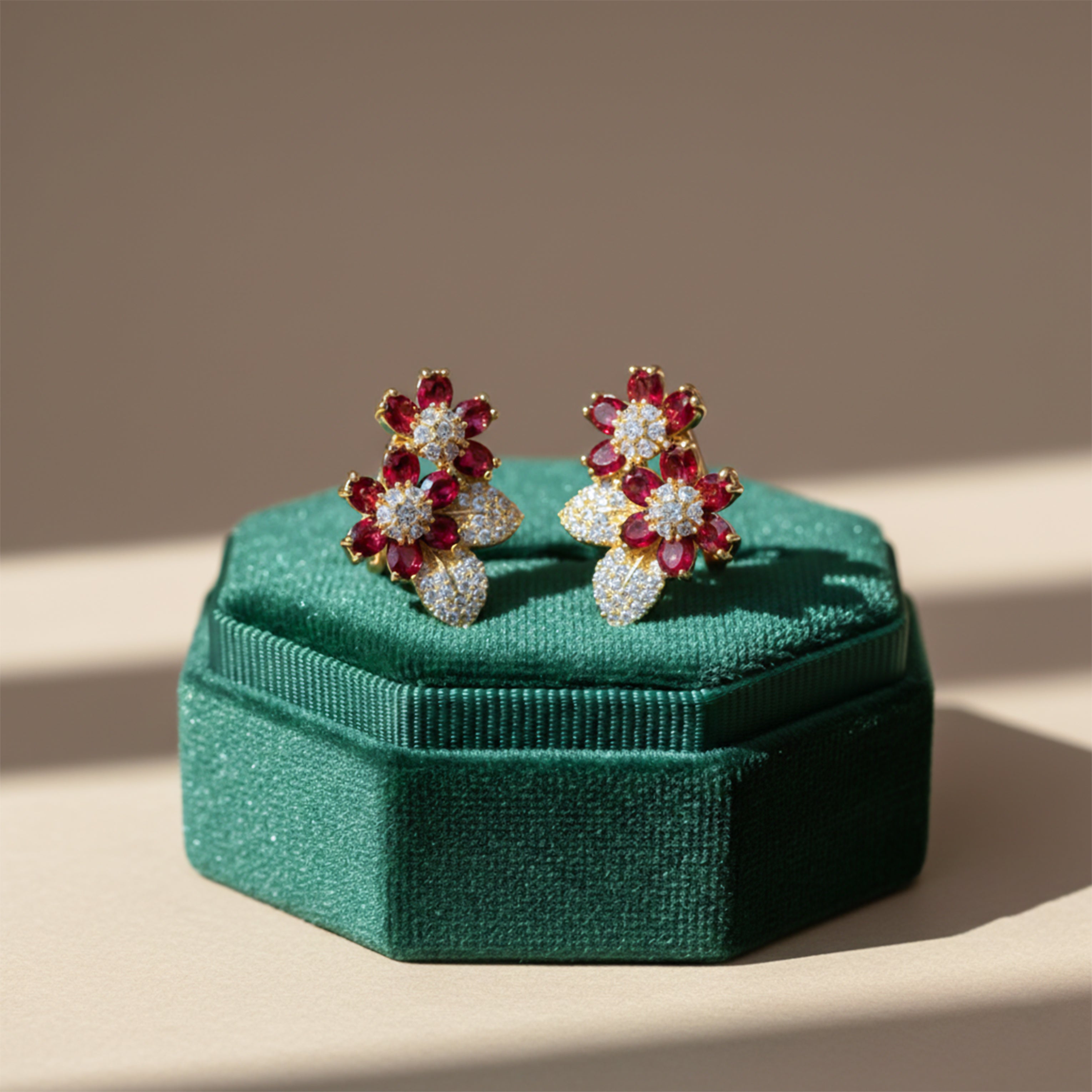 Gulnaar Shahi Crystal Earrings