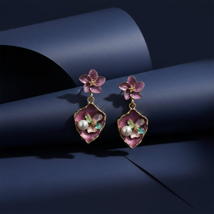 Amethyst Bloom Earrings
