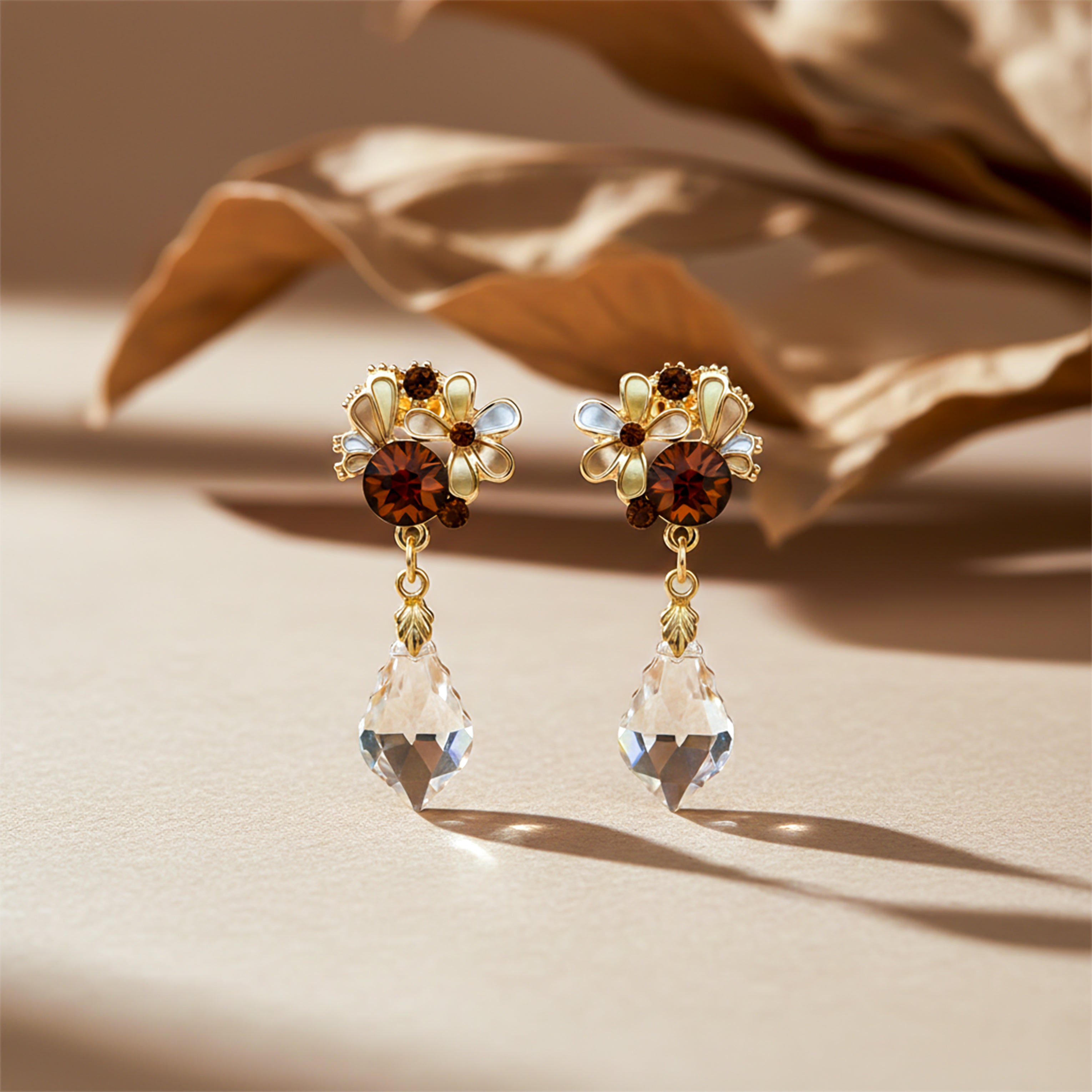 Amber Shine Designer Earrings