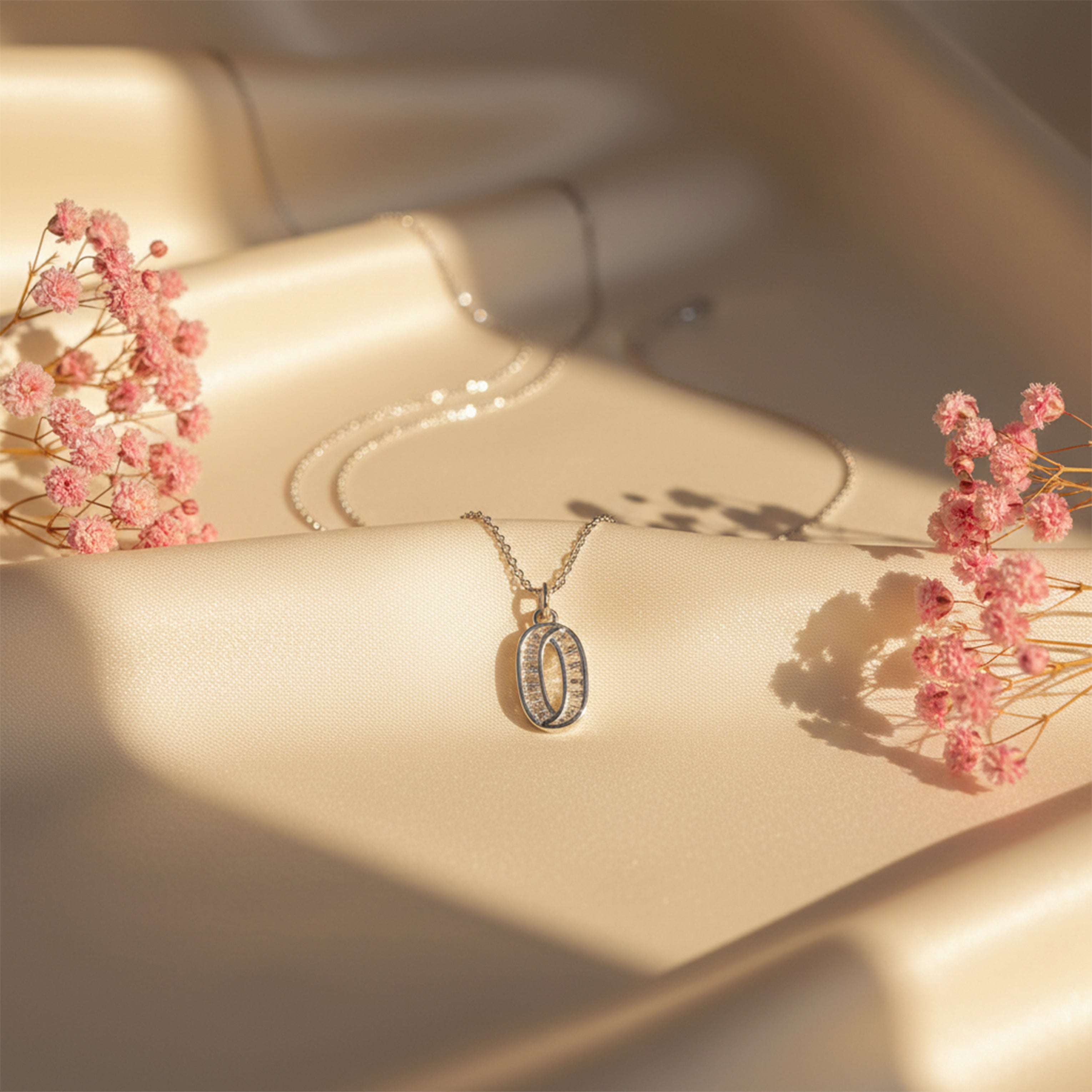 Luxe Oval Crystal Pendant Necklace