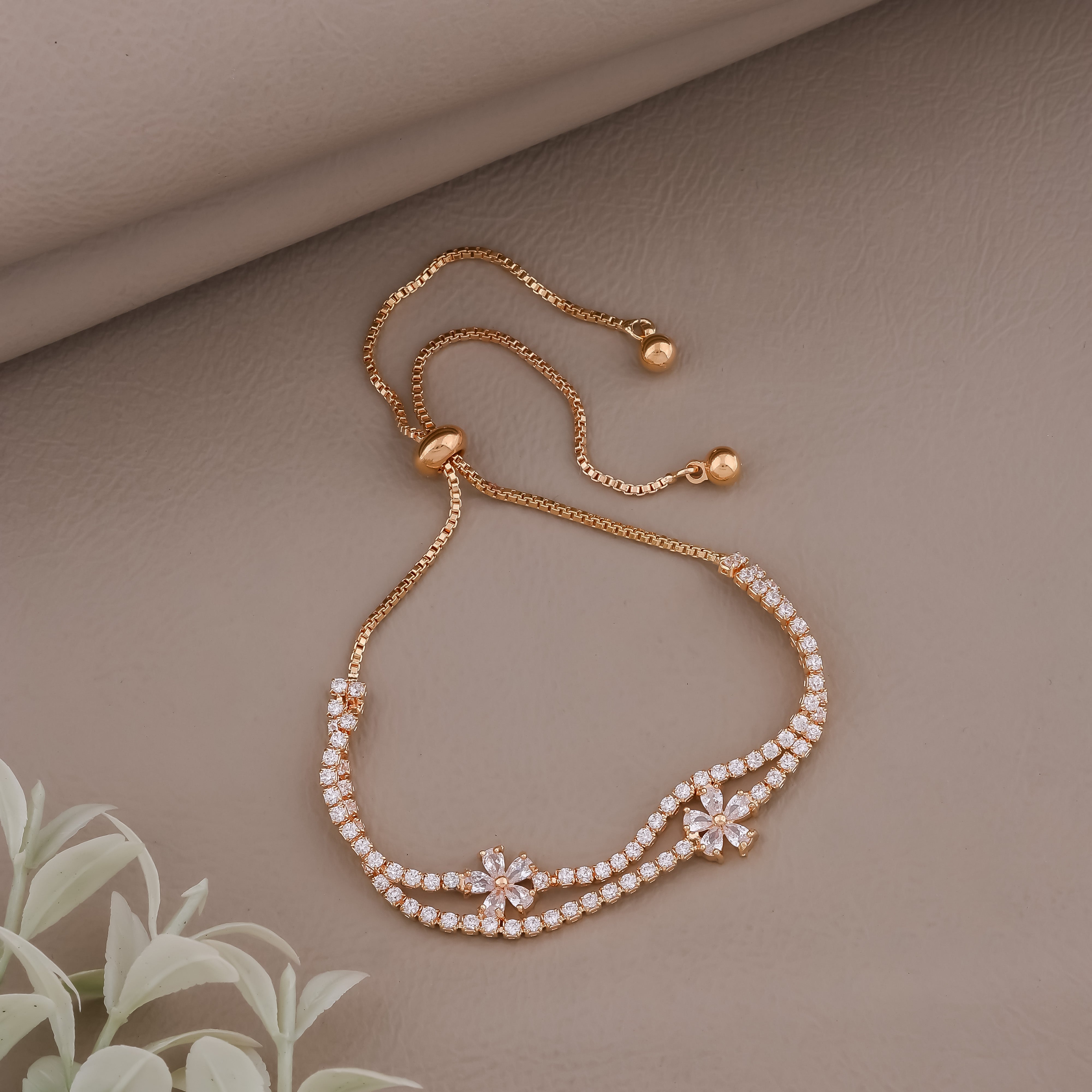 Aashika Adjustable Slider Bracelet