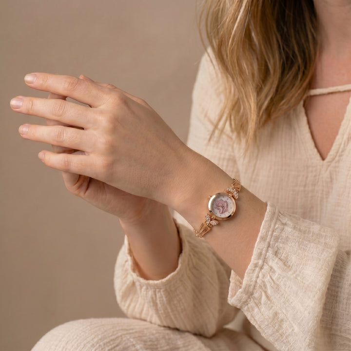 Elara Luxe Rose Gold Watch