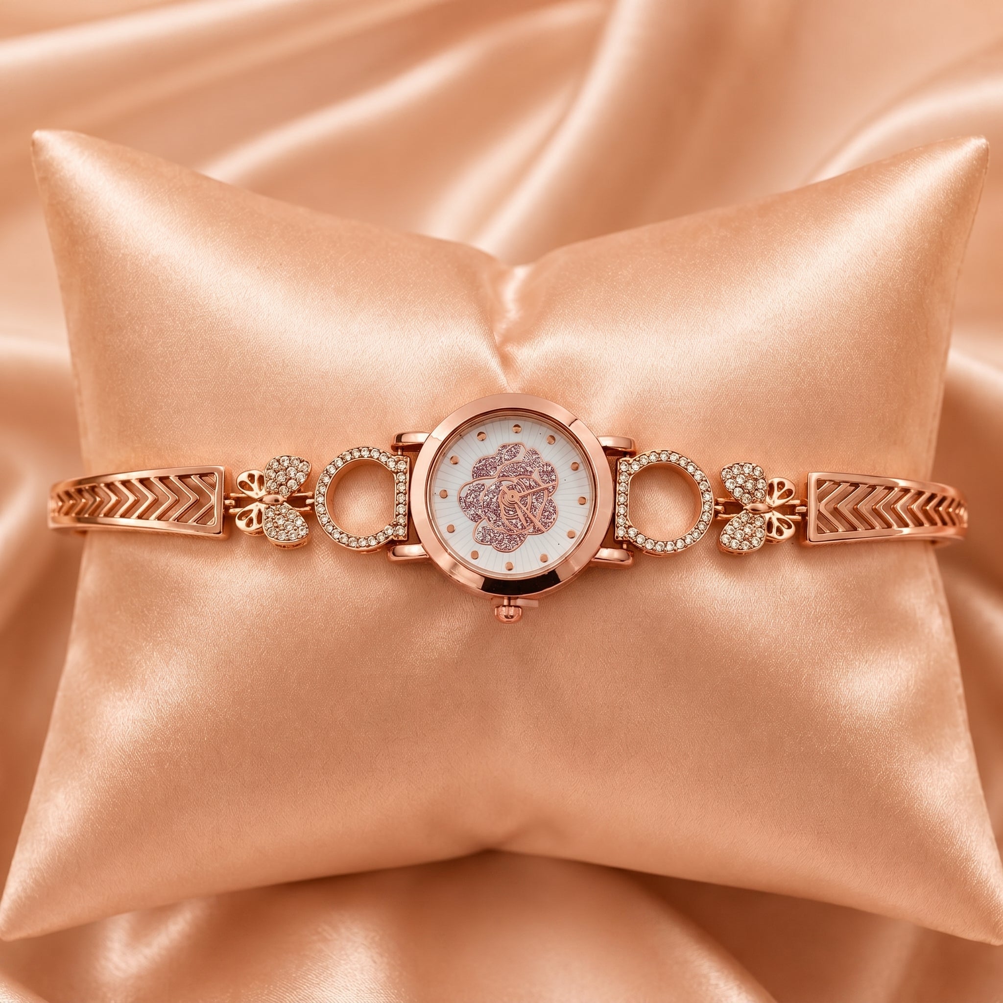 Elara Luxe Rose Gold Watch