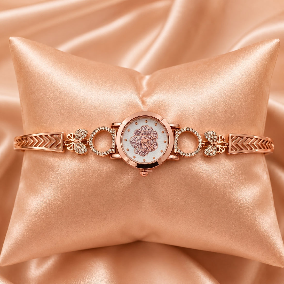 Elara Luxe Rose Gold Watch