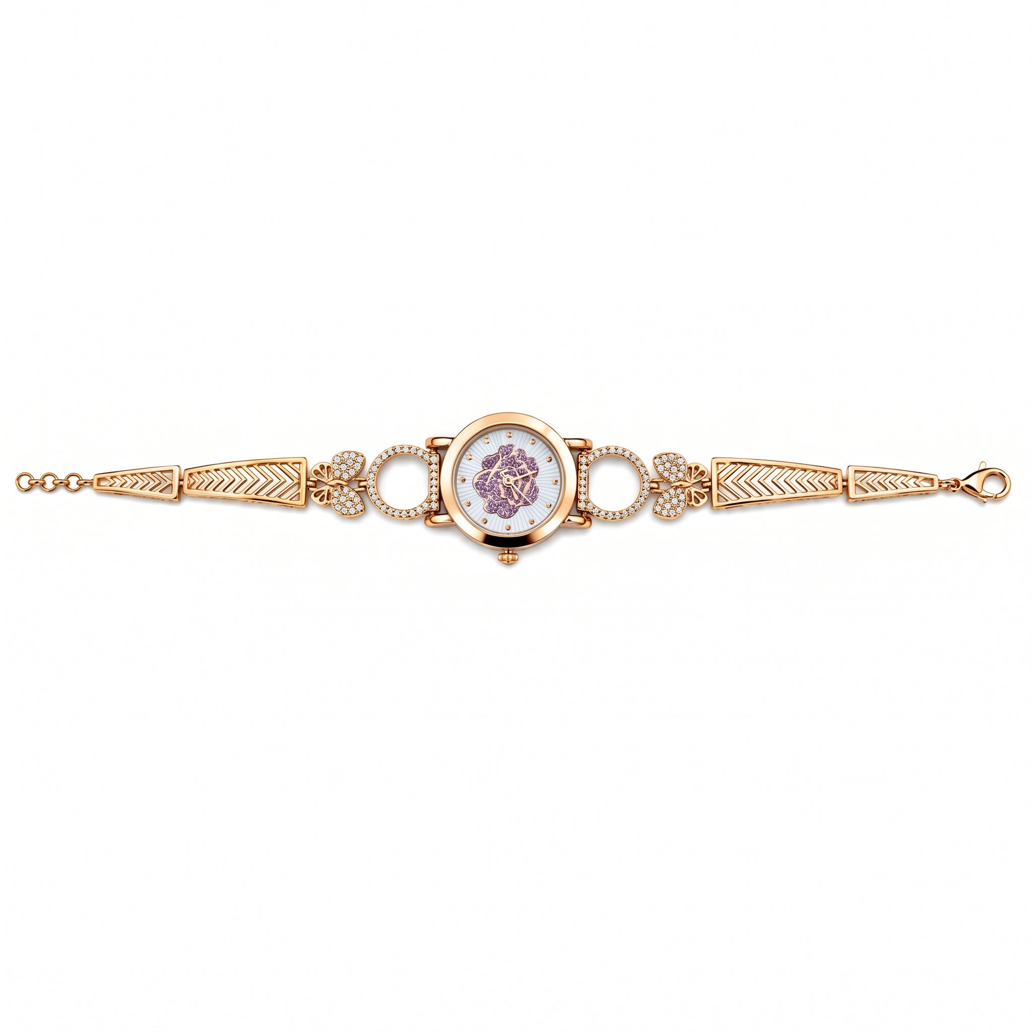 Elara Luxe Rose Gold Watch