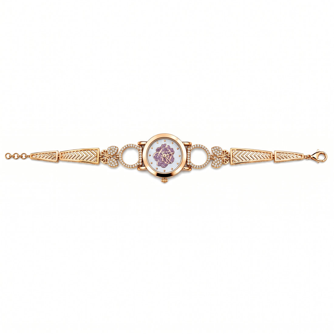 Elara Luxe Rose Gold Watch