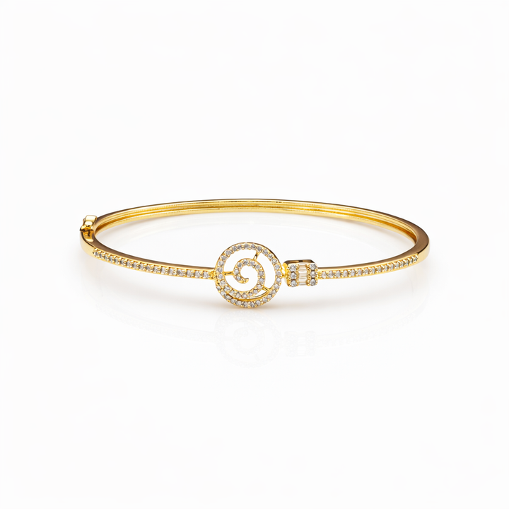 Royal Swirl Diamond Kada